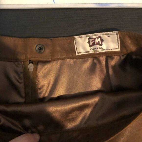 FM Canada Brown genuine leather matching set - Picture 14 of 14